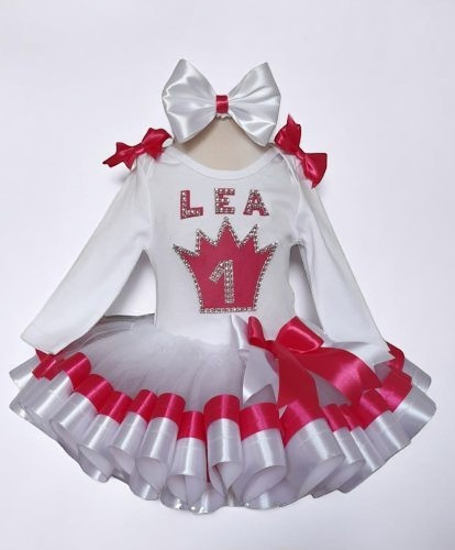 Double ribbon birthday set with optional name