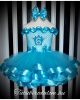 Ribbon birthday dress in several colors