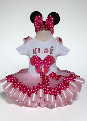 Double ribbon birthday set with optional name